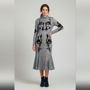 NWT Hope & Ivy teal lace dress  12